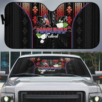 Mabuhay Philippines Festival Auto Sun Shade Filipino Map Sampaguita Igorot Pattern
