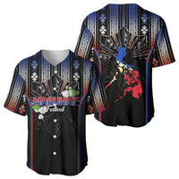 Mabuhay Philippines Festival Baseball Jersey Filipino Map Sampaguita Igorot Pattern