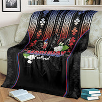 Mabuhay Philippines Festival Blanket Filipino Map Sampaguita Igorot Pattern