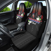 Mabuhay Philippines Festival Car Seat Cover Filipino Map Sampaguita Igorot Pattern