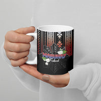 Mabuhay Philippines Festival Ceramic Mug Filipino Map Sampaguita Igorot Pattern