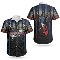 Mabuhay Philippines Festival Couples Matching Off Shoulder Maxi Dress and Hawaiian Shirt Filipino Map Sampaguita Igorot Pattern