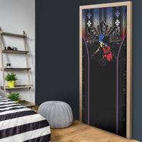 Mabuhay Philippines Festival Door Cover Filipino Map Sampaguita Igorot Pattern