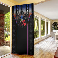 Mabuhay Philippines Festival Door Cover Filipino Map Sampaguita Igorot Pattern
