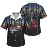 Mabuhay Philippines Festival Family Matching Off Shoulder Maxi Dress and Hawaiian Shirt Filipino Map Sampaguita Igorot Pattern