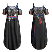 Mabuhay Philippines Festival Family Matching Summer Maxi Dress and Hawaiian Shirt Filipino Map Sampaguita Igorot Pattern