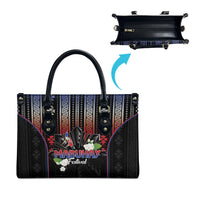 Mabuhay Philippines Festival Leather Bag Filipino Map Sampaguita Igorot Pattern