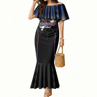 Mabuhay Philippines Festival Mermaid Dress Filipino Map Sampaguita Igorot Pattern