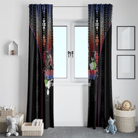Mabuhay Philippines Festival Window Curtain Filipino Map Sampaguita Igorot Pattern