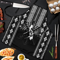 Mabuhay Philippines Festival Apron Filipino Map Black White Igorot Pattern