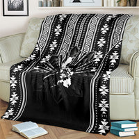 Mabuhay Philippines Festival Blanket Filipino Map Black White Igorot Pattern