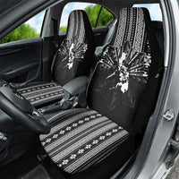 Mabuhay Philippines Festival Car Seat Cover Filipino Map Black White Igorot Pattern