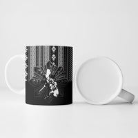 Mabuhay Philippines Festival Ceramic Mug Filipino Map Black White Igorot Pattern