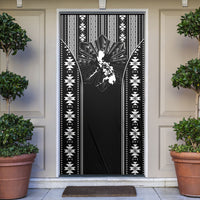 Mabuhay Philippines Festival Door Cover Filipino Map Black White Igorot Pattern