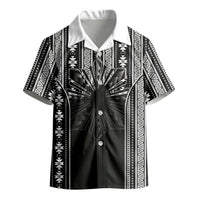 Mabuhay Philippines Festival Kid Hawaiian Shirt Filipino Map Black White Igorot Pattern