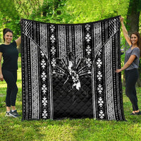Mabuhay Philippines Festival Quilt Filipino Map Black White Igorot Pattern