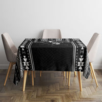 Mabuhay Philippines Festival Tablecloth Filipino Map Black White Igorot Pattern