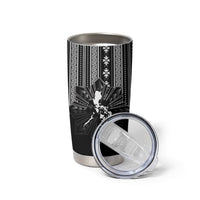 Mabuhay Philippines Festival Tumbler Cup Filipino Map Black White Igorot Pattern