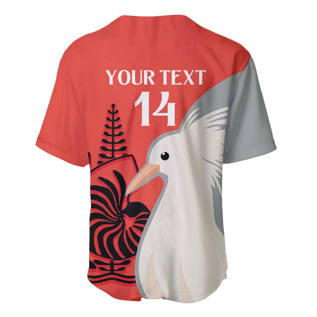 Custom Nouvelle-Caledonie Football Baseball Jersey Allez Les Cagous Simple Style