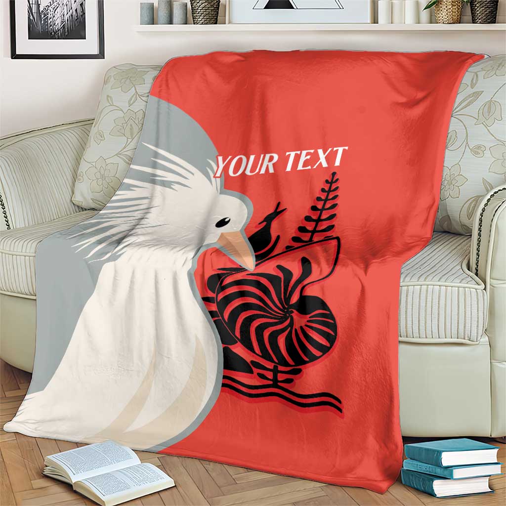 Custom Nouvelle-Caledonie Football Blanket Allez Les Cagous Simple Style