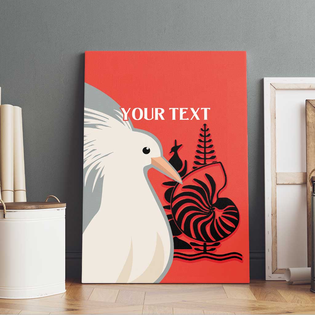 Custom Nouvelle-Caledonie Football Canvas Wall Art Allez Les Cagous Simple Style