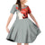 Custom Nouvelle-Caledonie Football Family Matching Off Shoulder Short Dress and Hawaiian Shirt Allez Les Cagous Simple Style