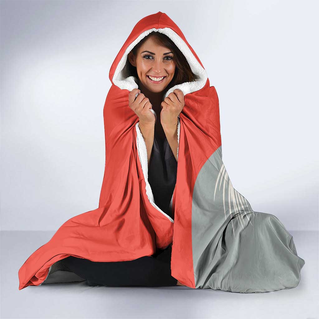 Custom Nouvelle-Caledonie Football Hooded Blanket Allez Les Cagous Simple Style