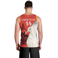 Custom Nouvelle-Caledonie Football Men Tank Top Allez Les Cagous Simple Style