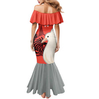 Custom Nouvelle-Caledonie Football Mermaid Dress Allez Les Cagous Simple Style