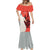 Custom Nouvelle-Caledonie Football Mermaid Dress Allez Les Cagous Simple Style