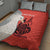Custom Nouvelle-Caledonie Football Quilt Bed Set Allez Les Cagous Simple Style