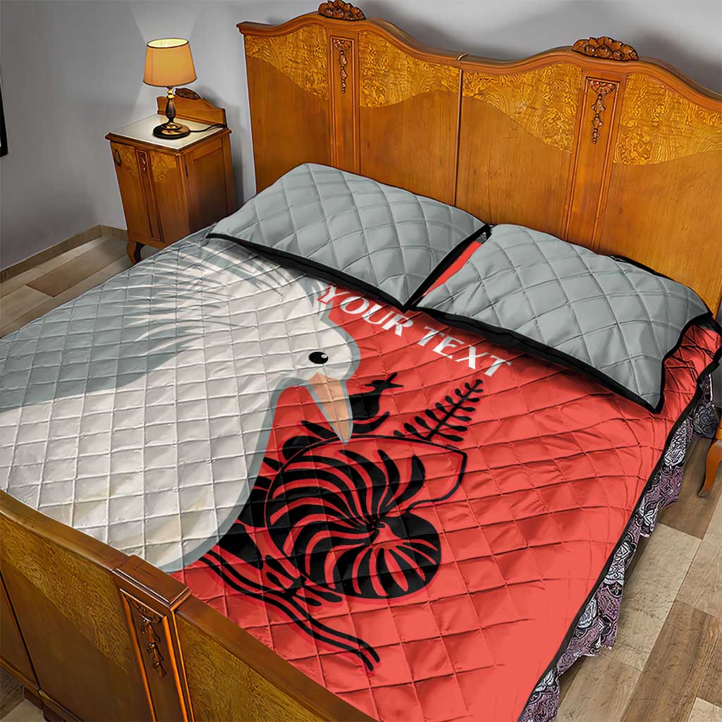 Custom Nouvelle-Caledonie Football Quilt Bed Set Allez Les Cagous Simple Style