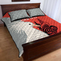 Custom Nouvelle-Caledonie Football Quilt Bed Set Allez Les Cagous Simple Style