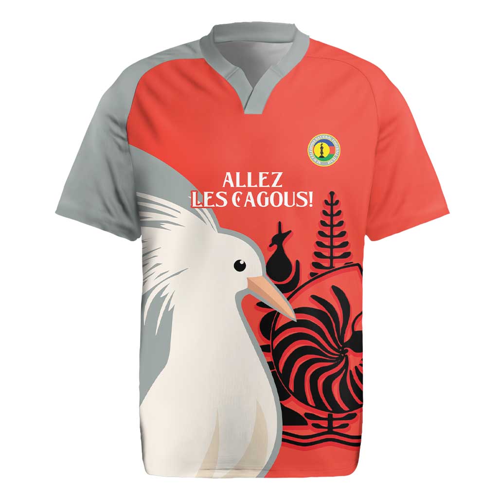 Custom Nouvelle-Caledonie Football Rugby Jersey Allez Les Cagous Simple Style