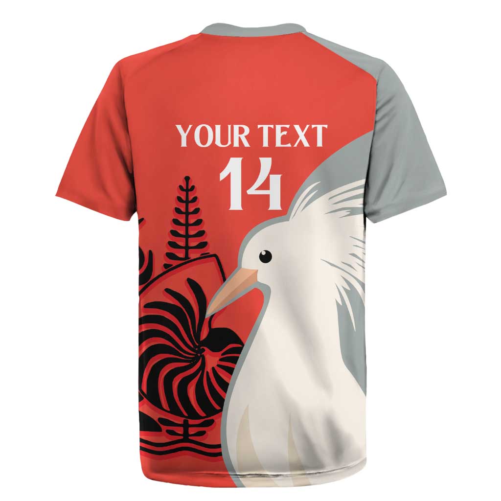 Custom Nouvelle-Caledonie Football Rugby Jersey Allez Les Cagous Simple Style
