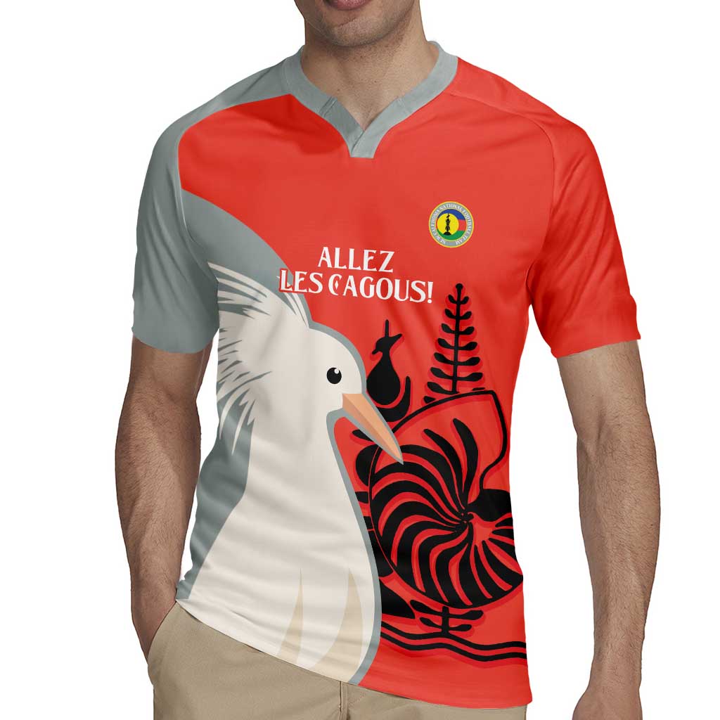 Custom Nouvelle-Caledonie Football Rugby Jersey Allez Les Cagous Simple Style