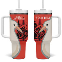 Custom Nouvelle-Caledonie Football Tumbler With Handle Allez Les Cagous Simple Style