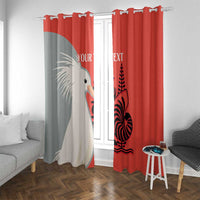 Custom Nouvelle-Caledonie Football Window Curtain Allez Les Cagous Simple Style