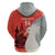 Custom Nouvelle-Caledonie Football Zip Hoodie Allez Les Cagous Simple Style