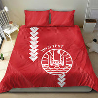 Custom Tahiti Football Bedding Set Go Toa Aito