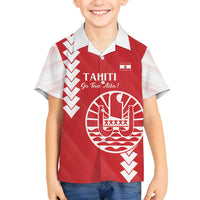 Custom Tahiti Football Family Matching Tank Maxi Dress and Hawaiian Shirt Go Toa Aito