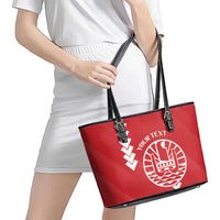Custom Tahiti Football Leather Tote Bag Go Toa Aito