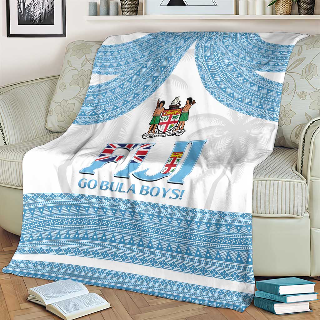 Custom Fiji Tapa Football Blanket Go Bula Boy!