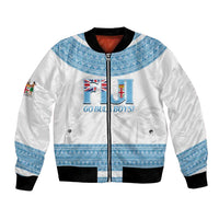 Custom Fiji Tapa Football Bomber Jacket Go Bula Boy!