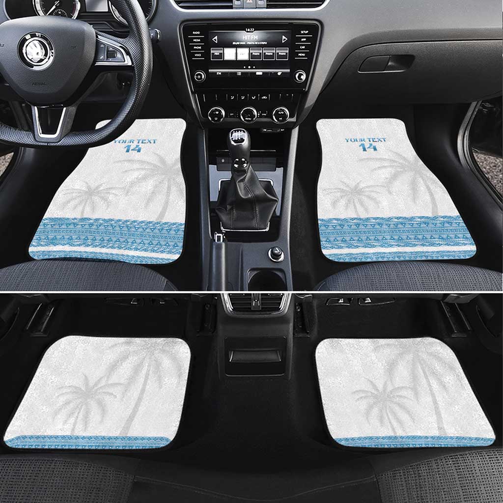Custom Fiji Tapa Football Car Mats Go Bula Boy!