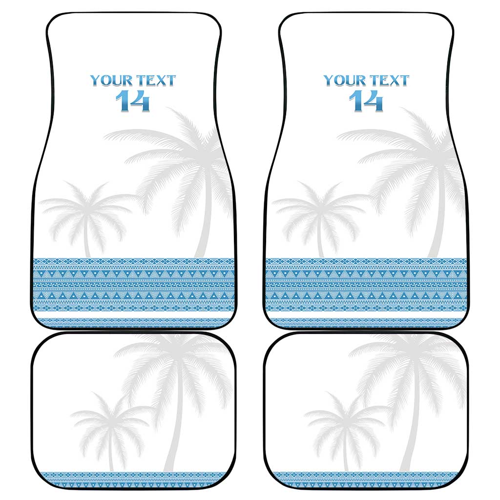 Custom Fiji Tapa Football Car Mats Go Bula Boy!