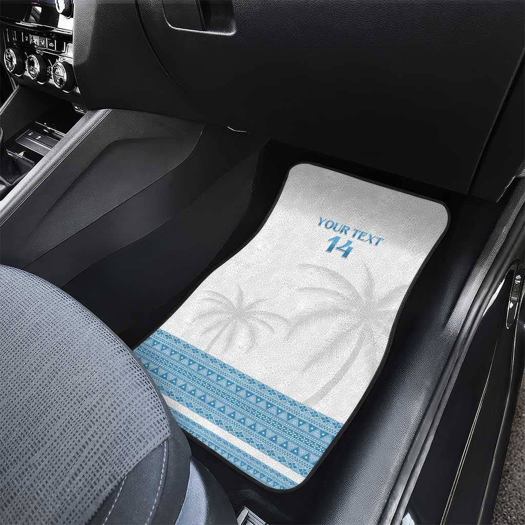 Custom Fiji Tapa Football Car Mats Go Bula Boy!