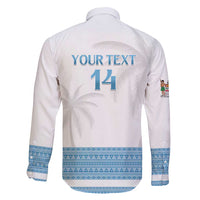 Custom Fiji Tapa Football Family Matching Puletasi and Hawaiian Shirt Go Bula Boy!