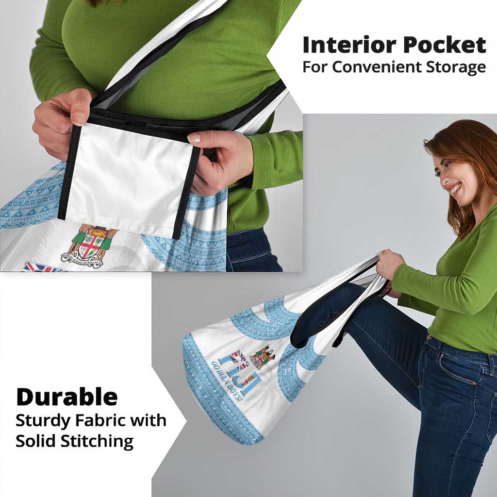 Fiji Tapa Football Grocery Bag Go Bula Boy!