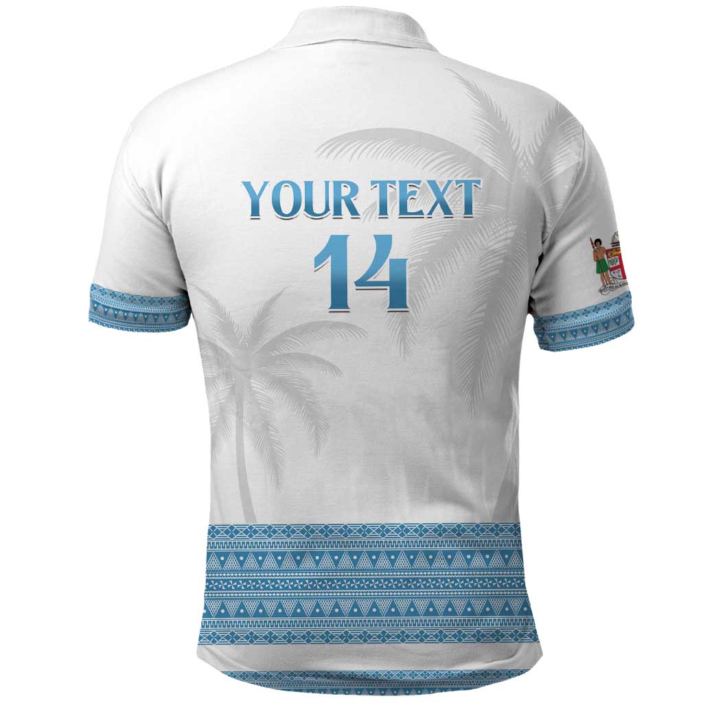 Custom Fiji Tapa Football Polo Shirt Go Bula Boy!